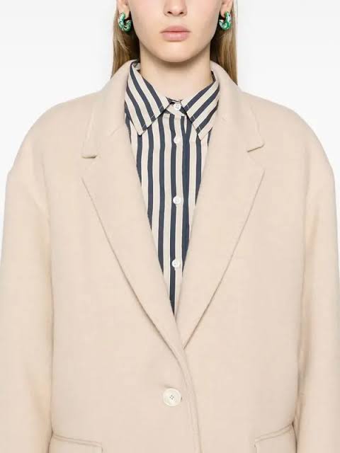 ISABEL MARANT EFEZIA coat beige