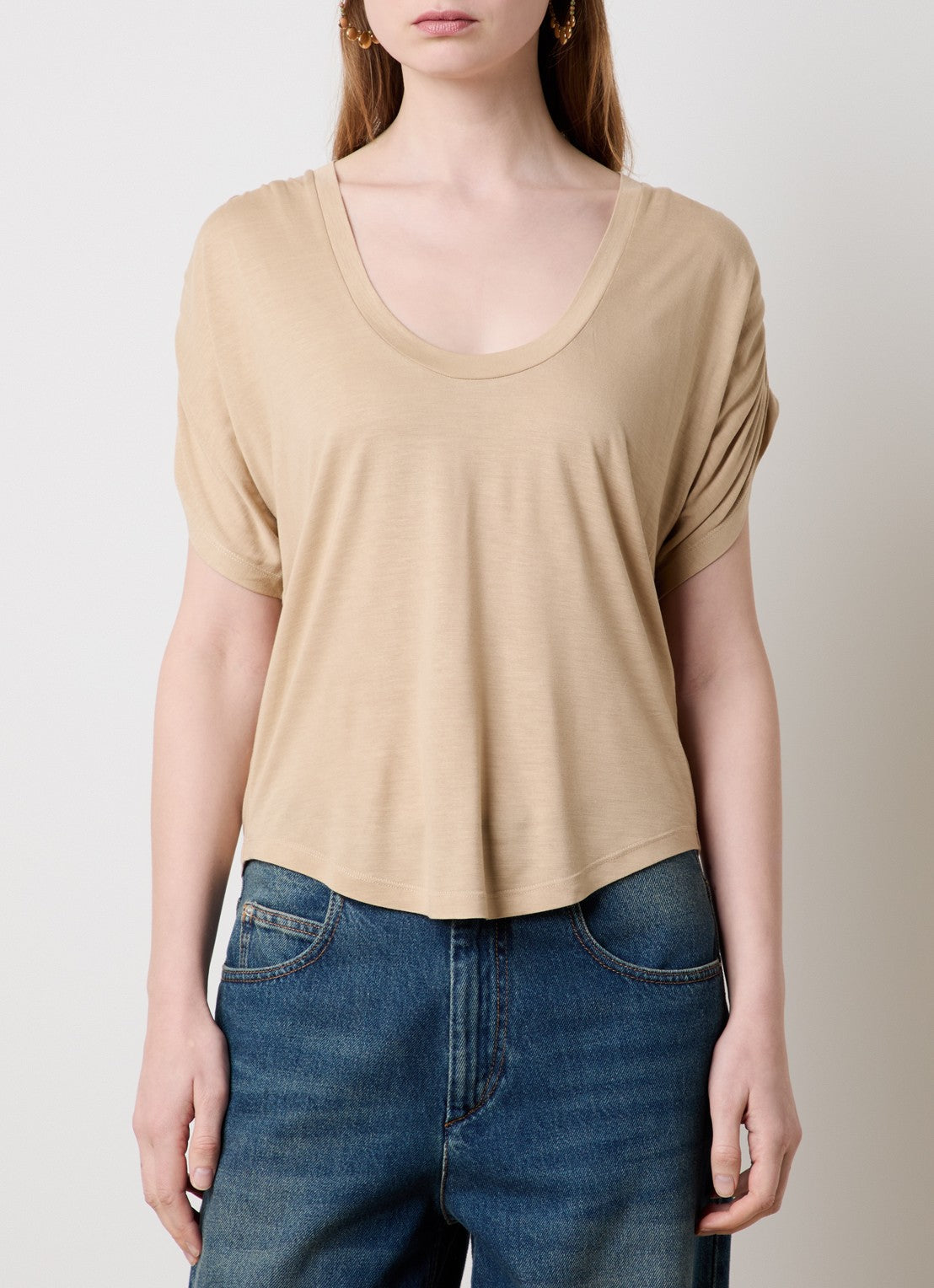ISABEL MARANT EMMANUELA t-shirt beige