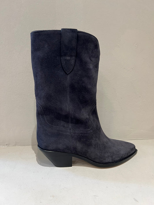 ISABEL MARANT DAHOPE BOOTS faded black