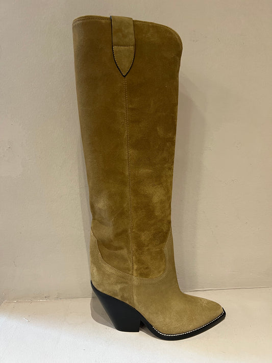 ISABEL MARANT LOMERO BOOTS taupe