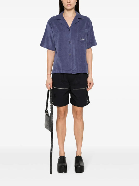 ISABEL MARANT KYNAN SHORTS NAVY BLUE