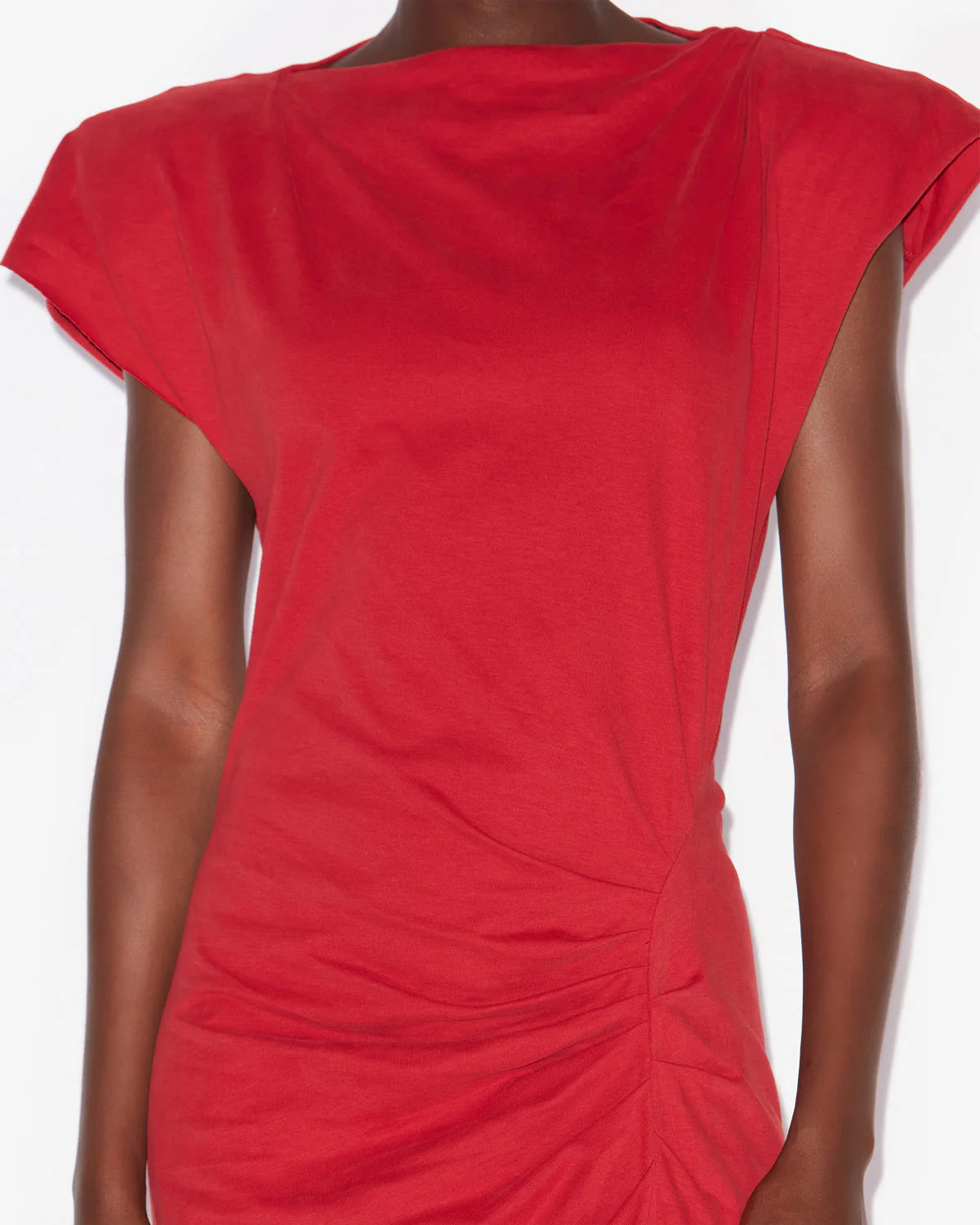 ISABEL MARANT NADELA dress red