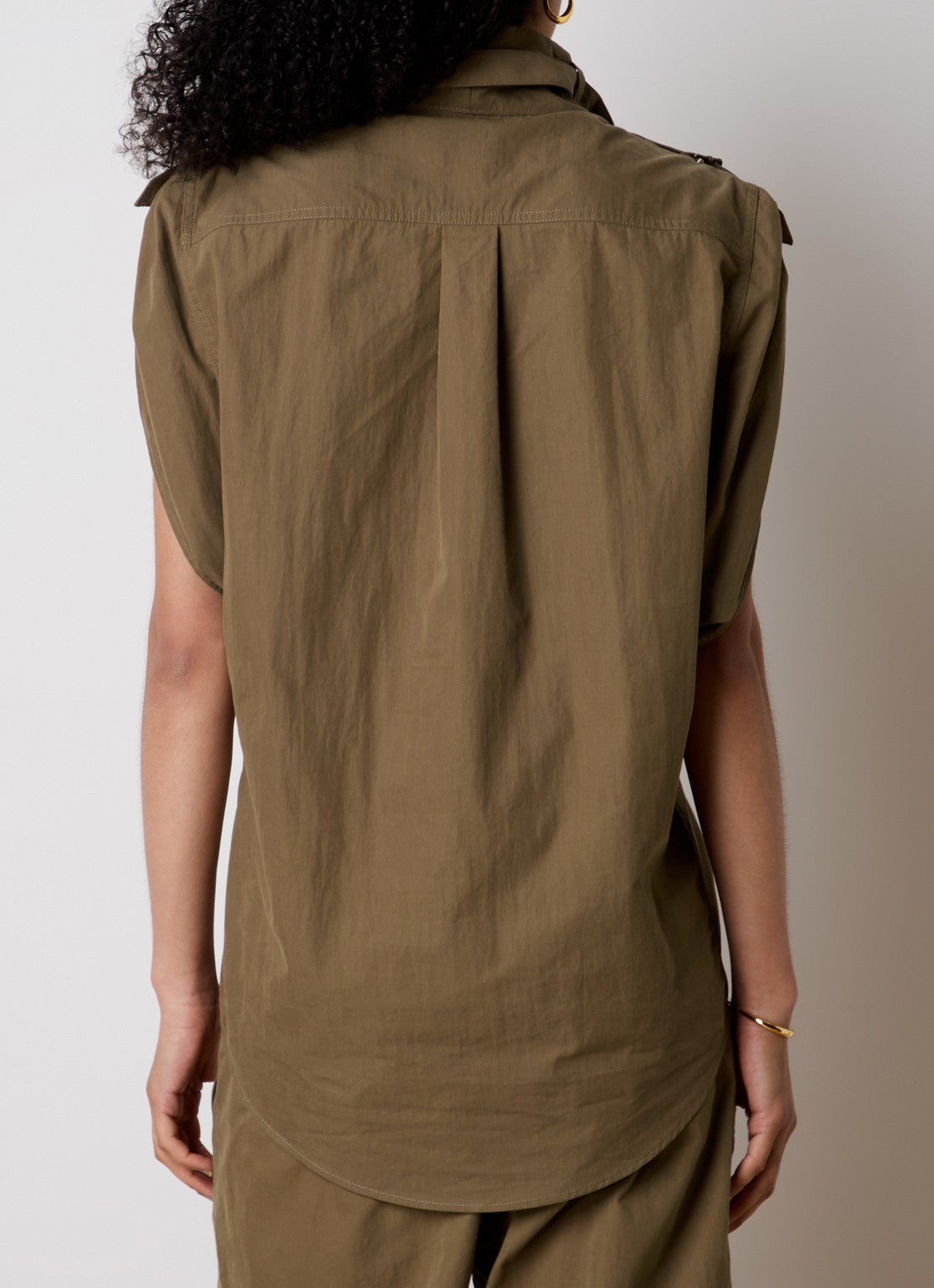 ISABEL MARANT NEMIA top khaki