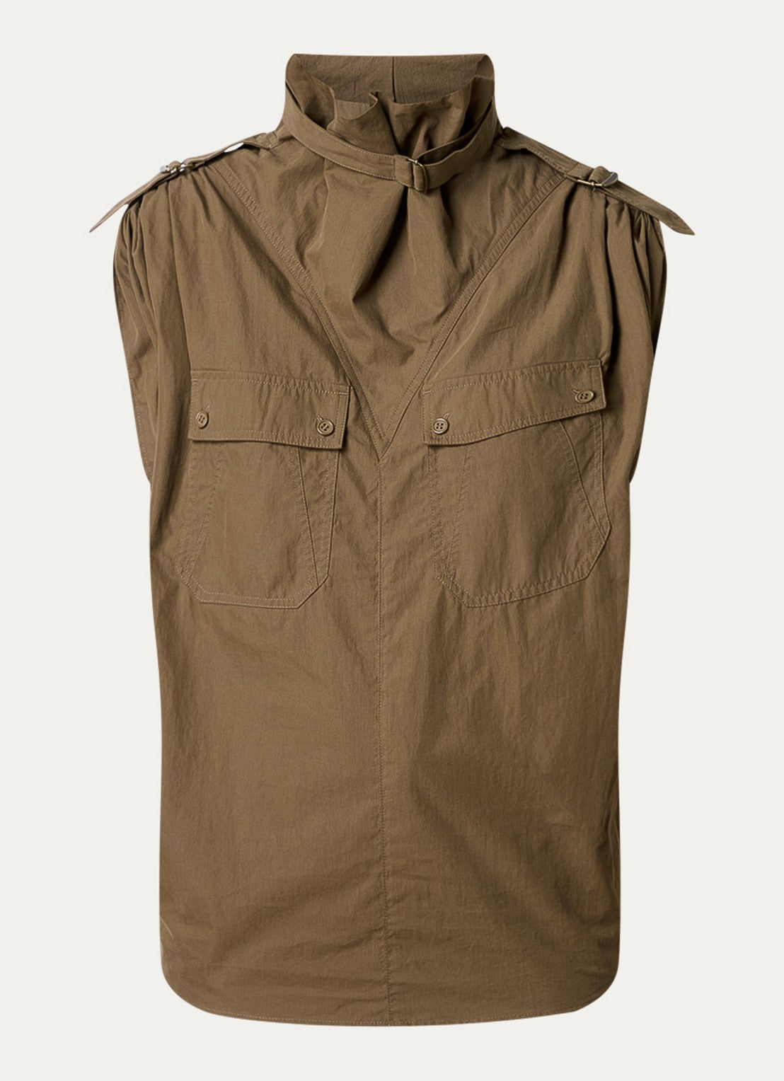 ISABEL MARANT NEMIA top khaki