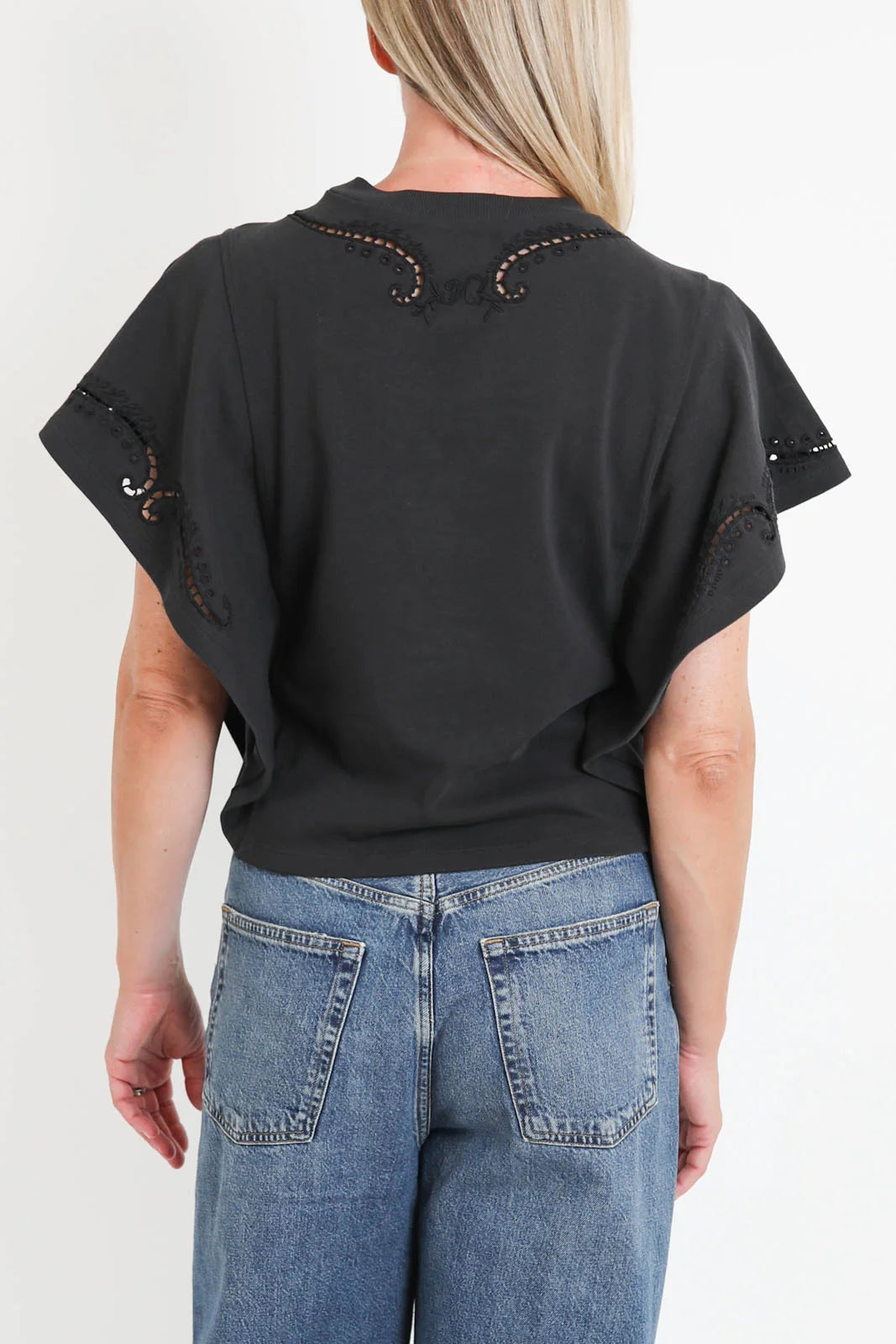 ISABEL MARANT EOLINE t-shirt faded black