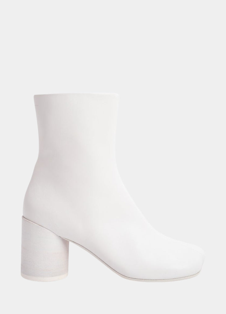 MM6 Maison Margiela anatomic boots white