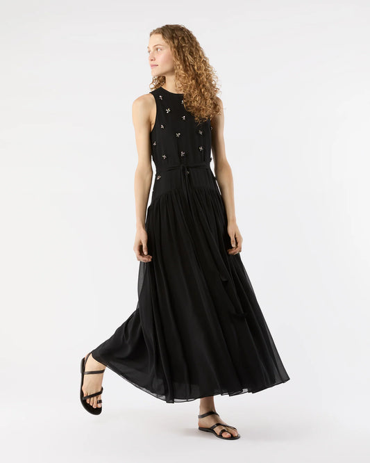 ULLA JOHNSON ELENI dress black