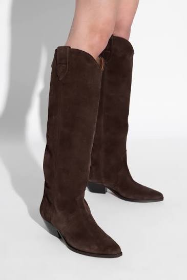 ISABEL MARANT DENVEE boots chocolate