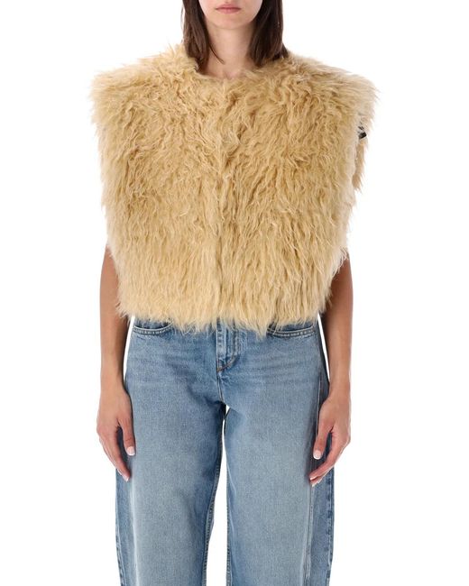 ISABEL MARANT FLORANA jacket pale yellow