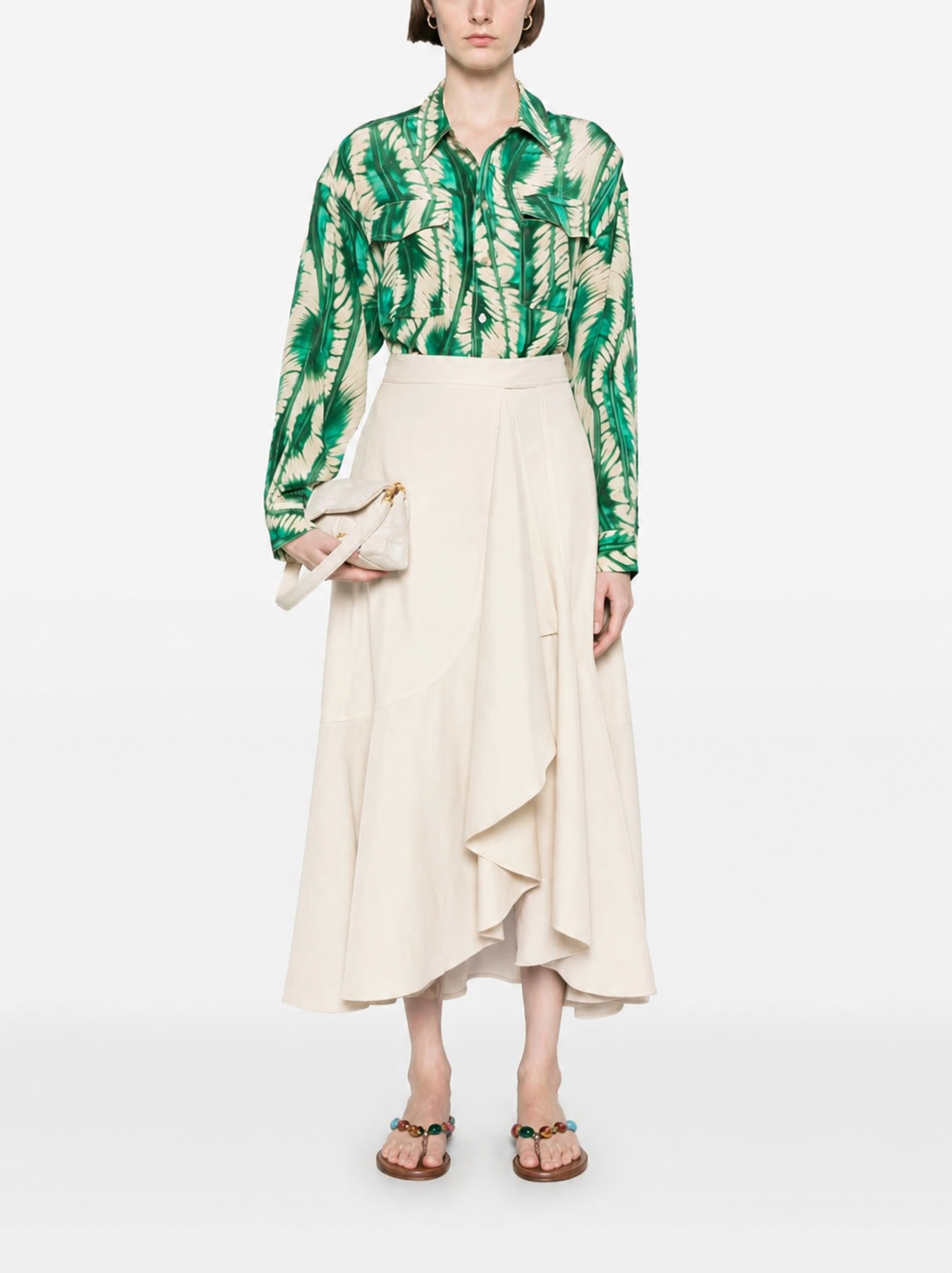 ULLA JOHNSON SABINA skirt ecru