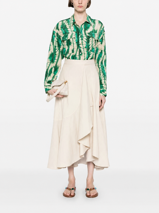 ULLA JOHNSON SABINA skirt ecru