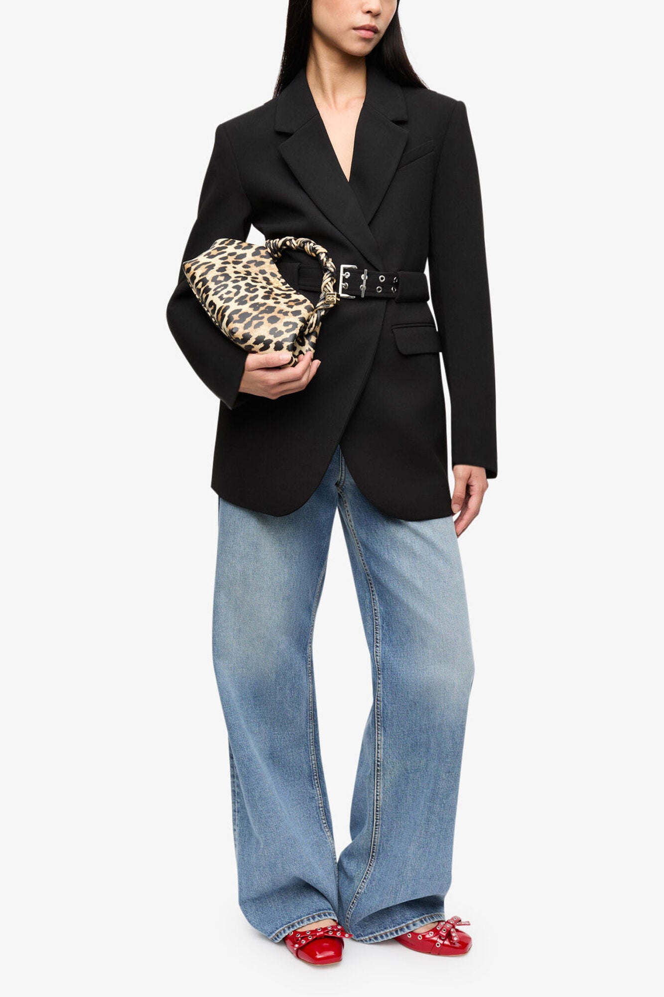 GANNI W0241 jacket black