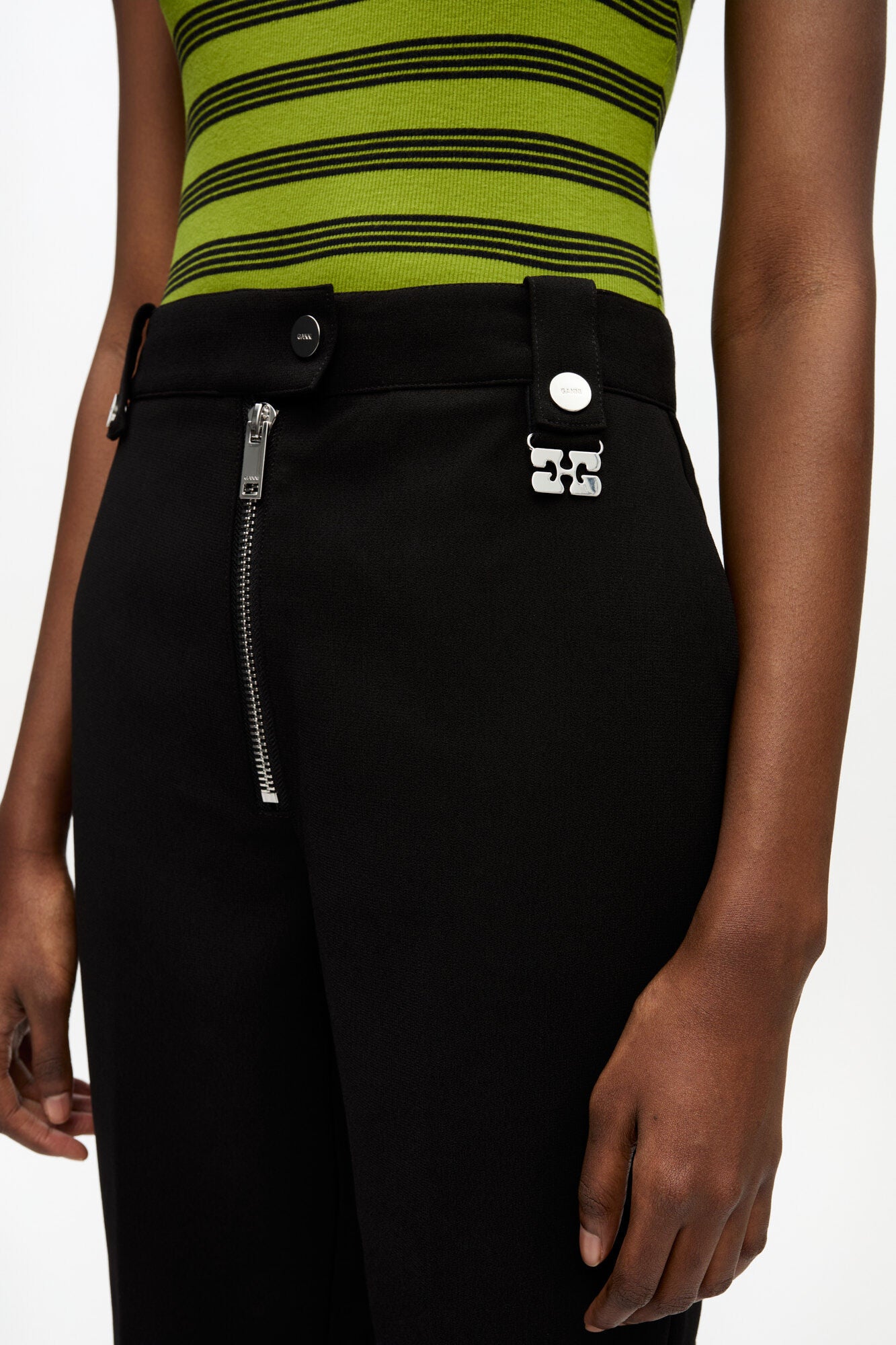 GANNI W0242 pants black