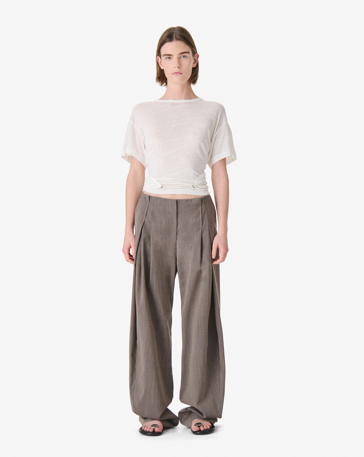 IRO SORENZA t-shirt porcelain