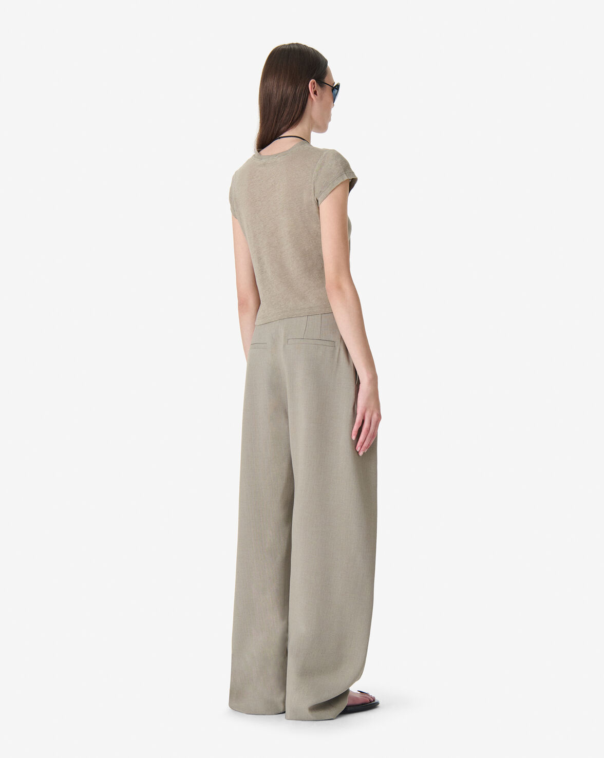 IRO SYBEL t-shirt olive green