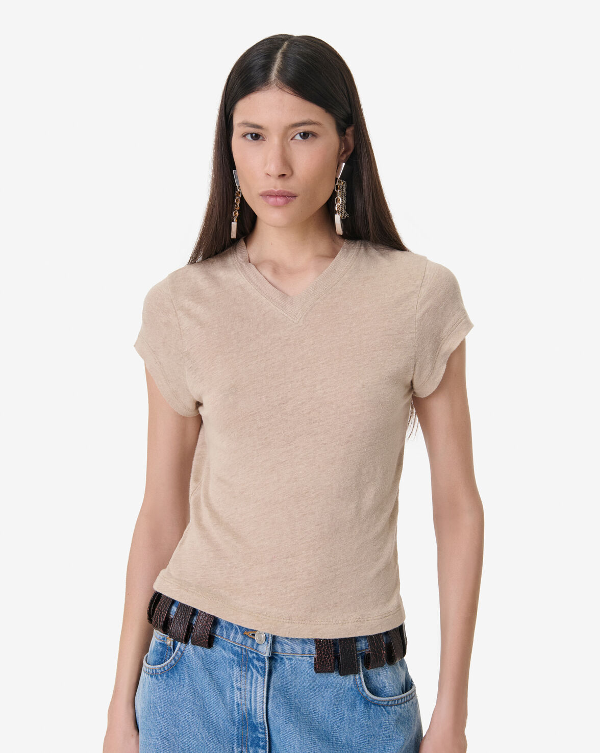 IRO IDILLE t shirt limestone