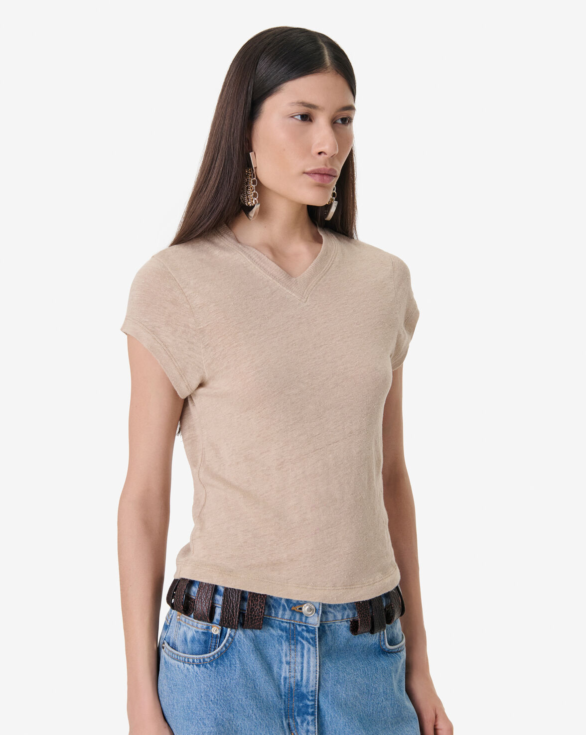 IRO IDILLE t shirt limestone