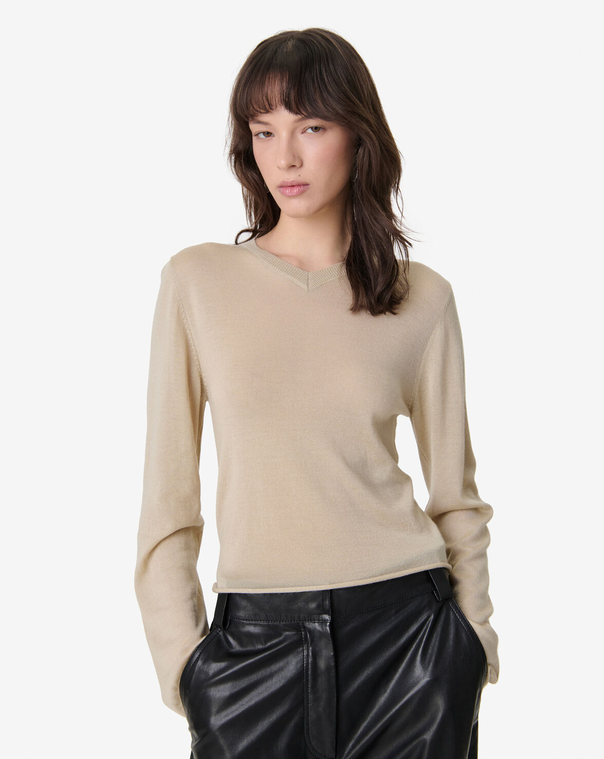 IRO INFINI sweater limestone