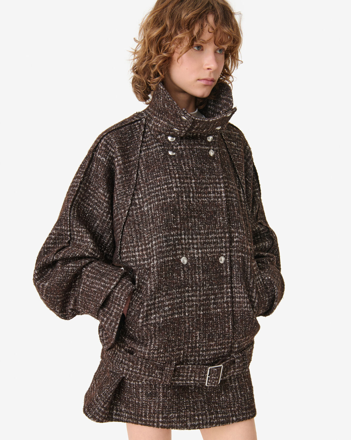 IRO INJA jacket earthy brown