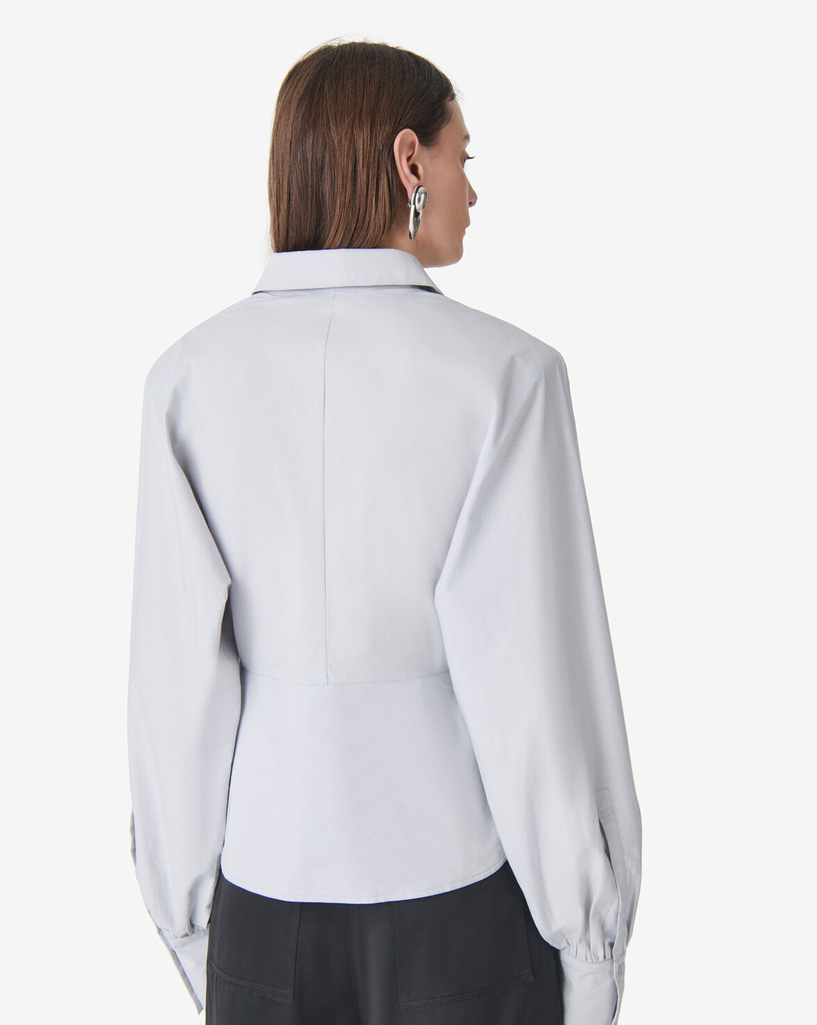 IRO JANINE shirt ice grey