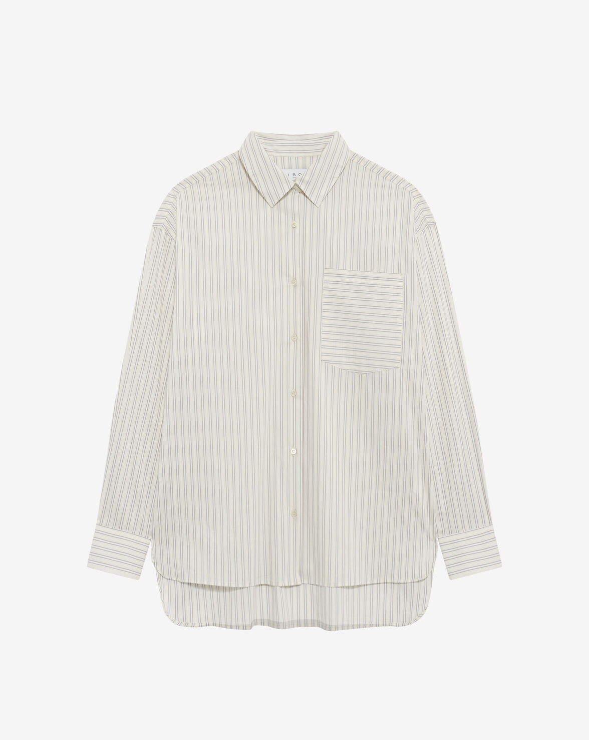 IRO LASMY shirt vanilla stripes