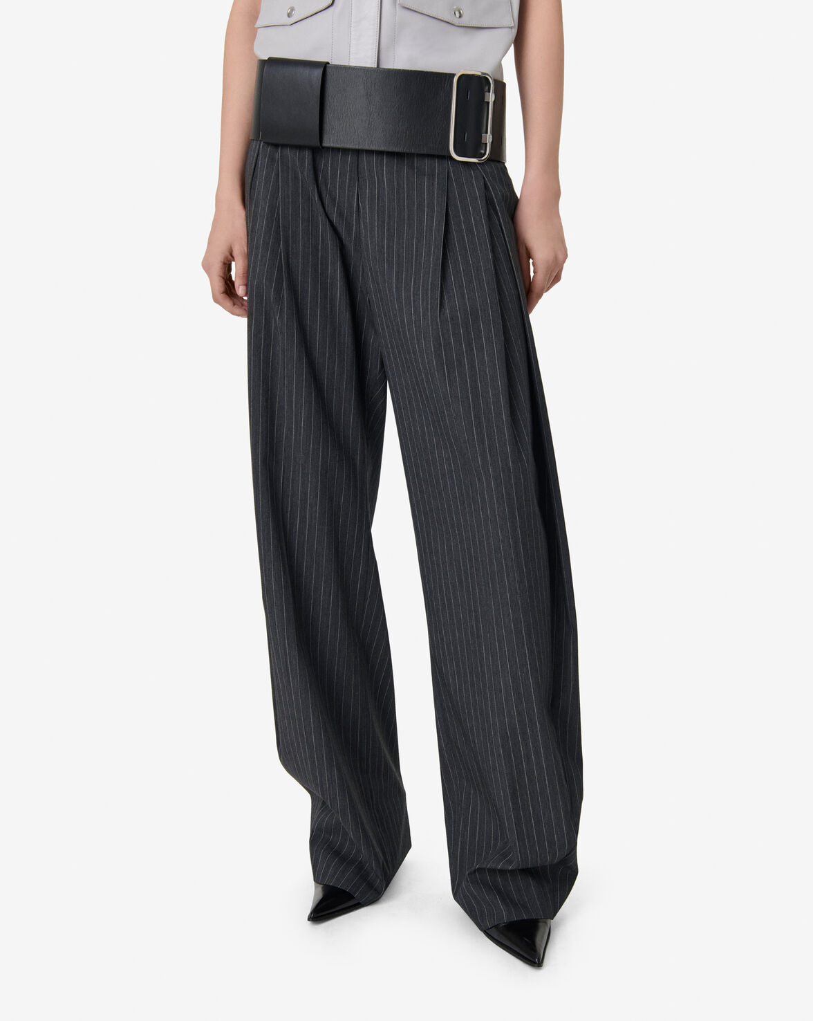 IRO KALIE pants dark grey