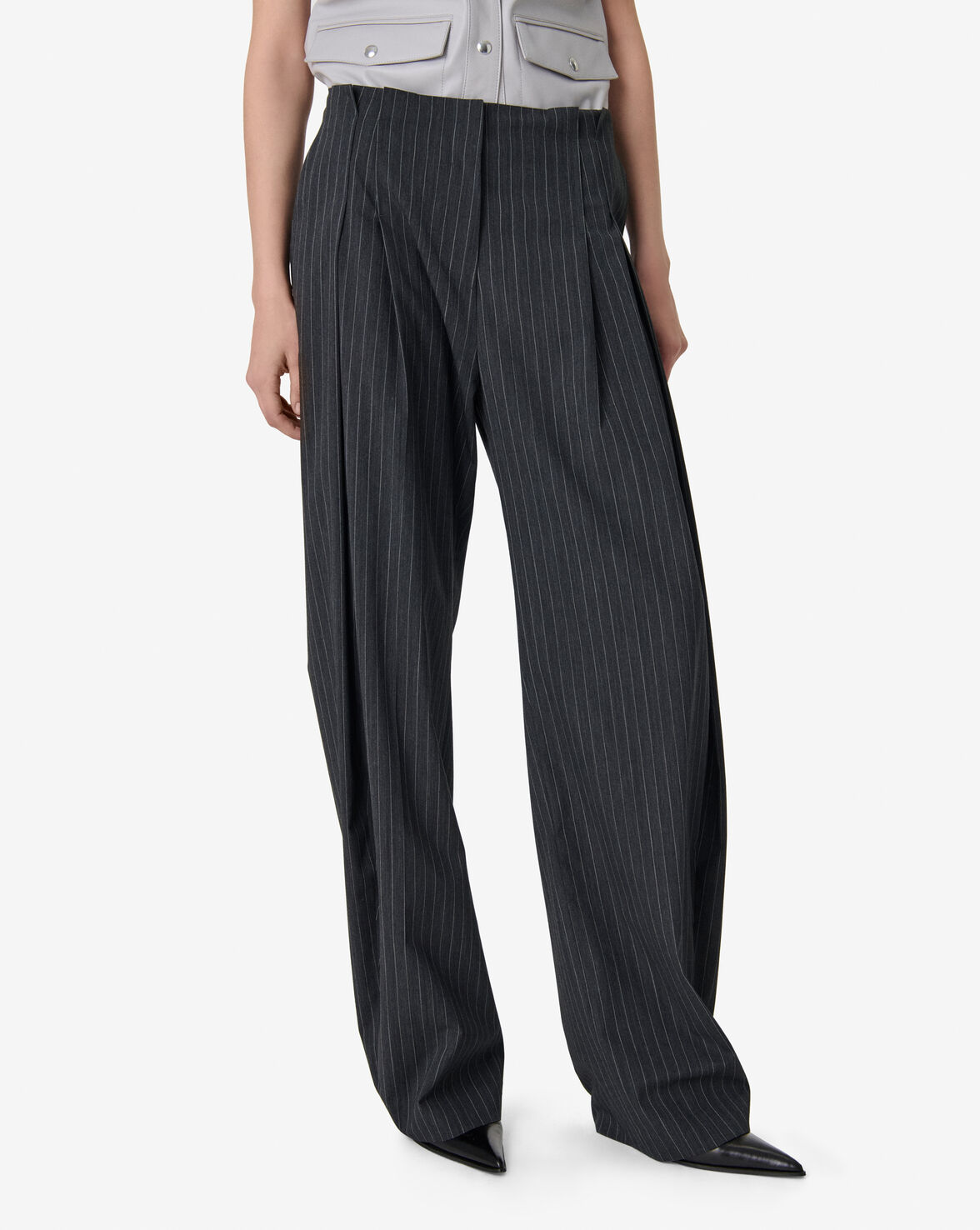IRO KALIE pants dark grey