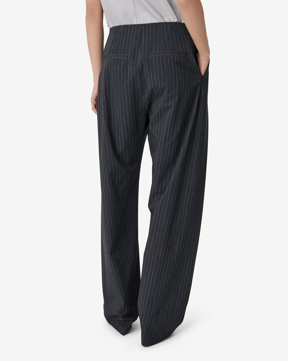 IRO KALIE pants dark grey