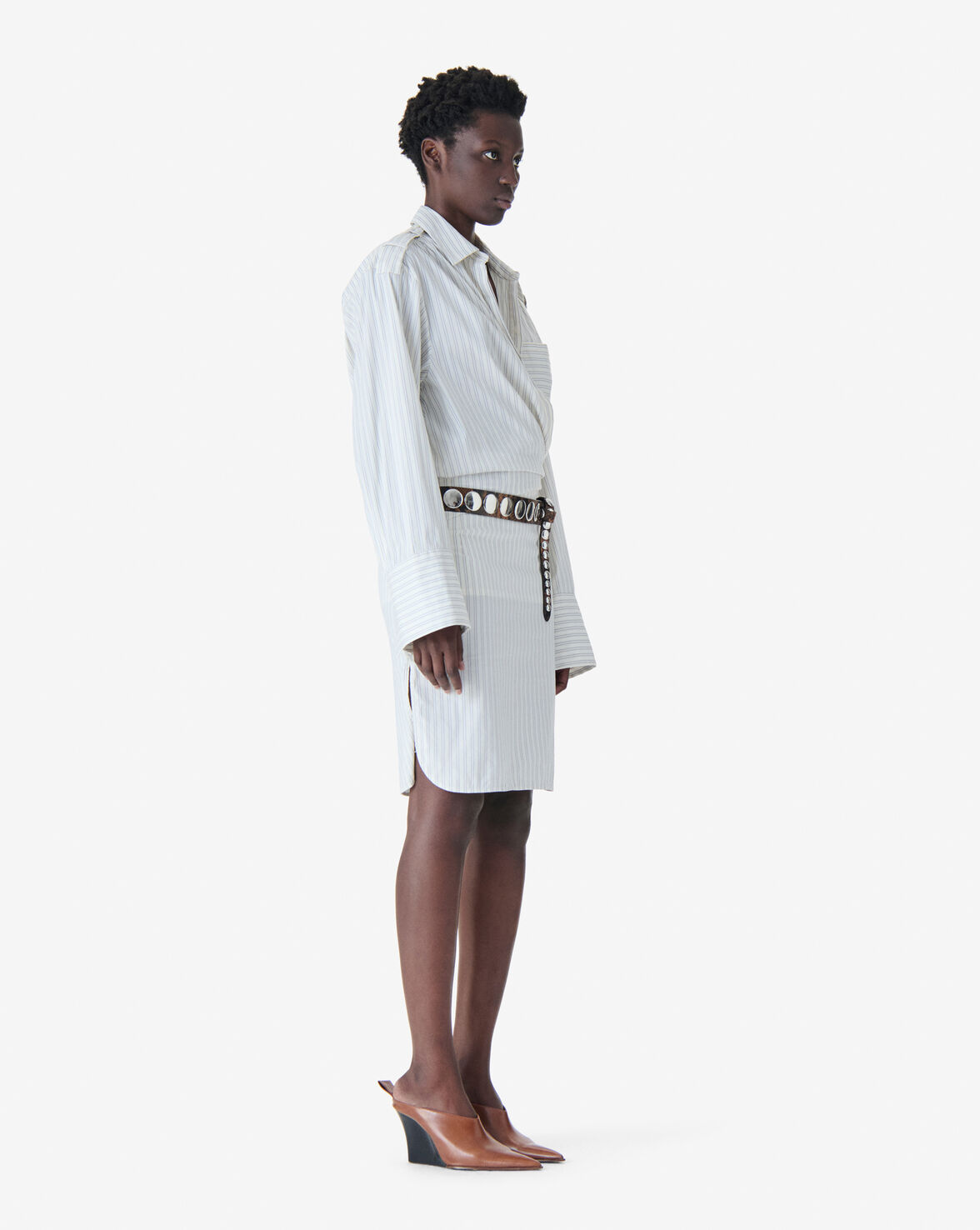 IRO LAZUL dress vanilla stripes
