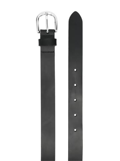 ISABEL MARANT ZAP belt black silver