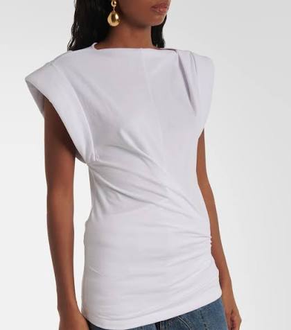 ISABEL MARANT MAISAN  t-shirt white
