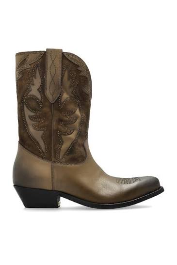 GOLDEN GOOSE WISH STAR boots khaki