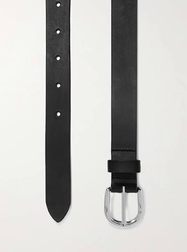 ISABEL MARANT ZAP belt black silver