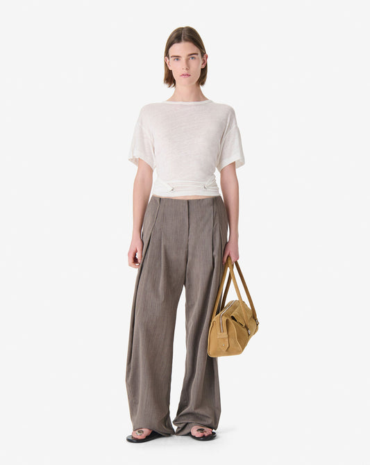 IRO SORENZA T-shirt porcelain