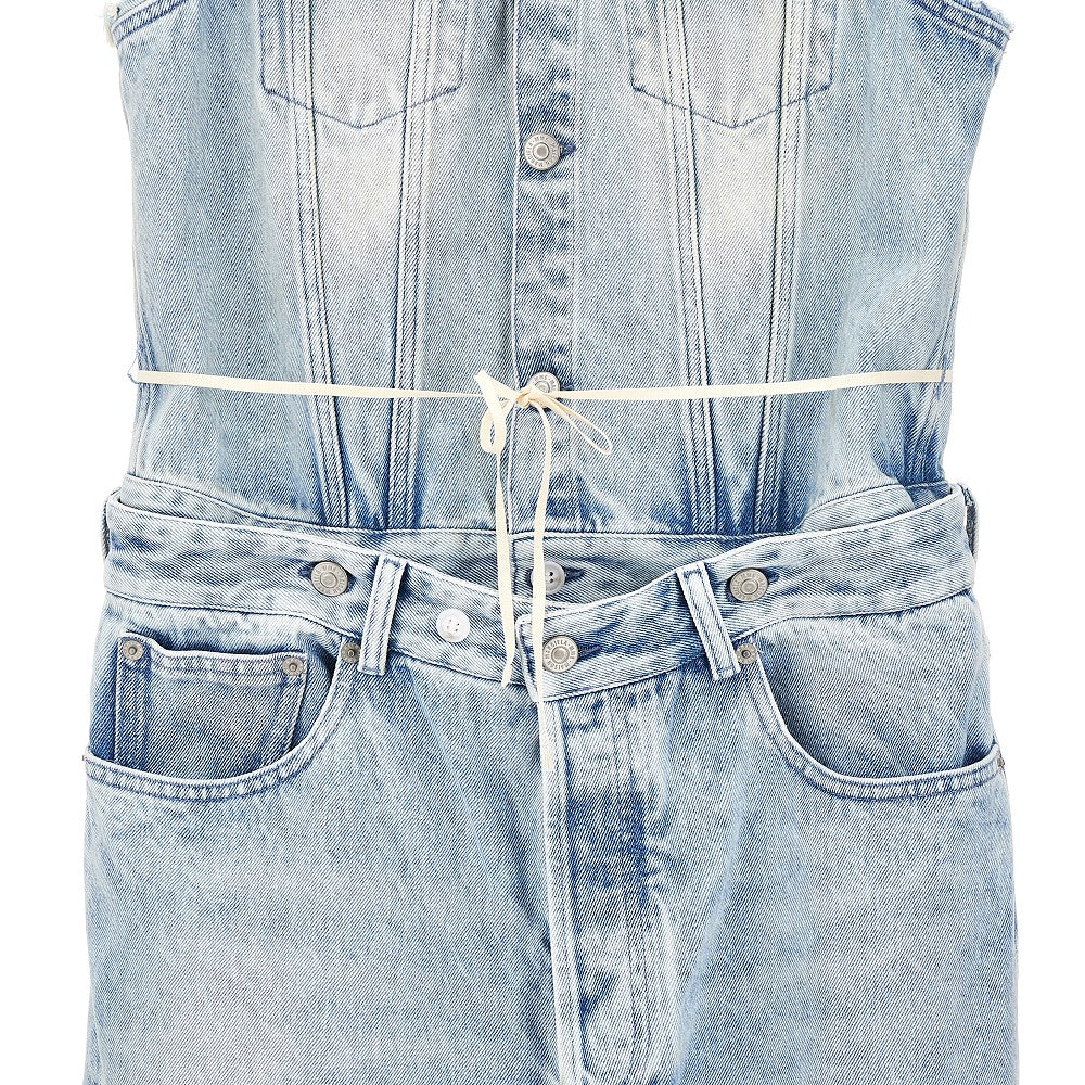 MM6 Maison Margiela modular long denim dress