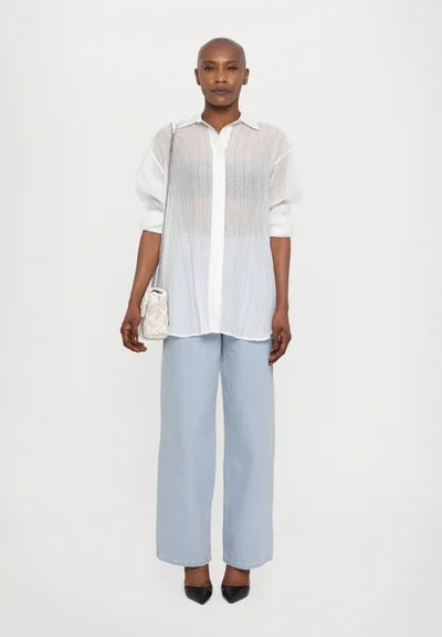 REMAIN oversized shirt bright white