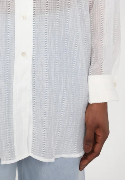 REMAIN oversized shirt bright white