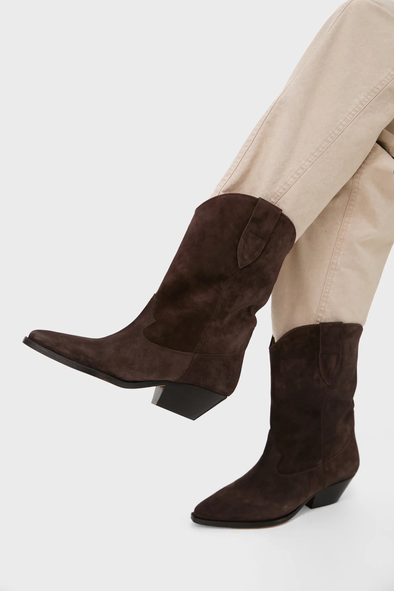 ISABEL MARANT DUERTO boots chocolate