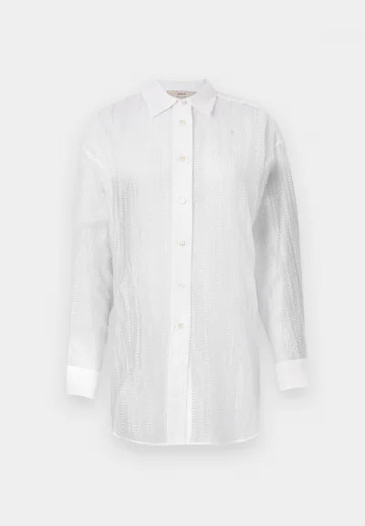 REMAIN oversized shirt bright white