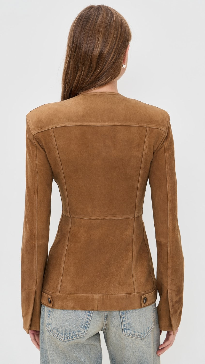 HAIKURE temple suede jacket
