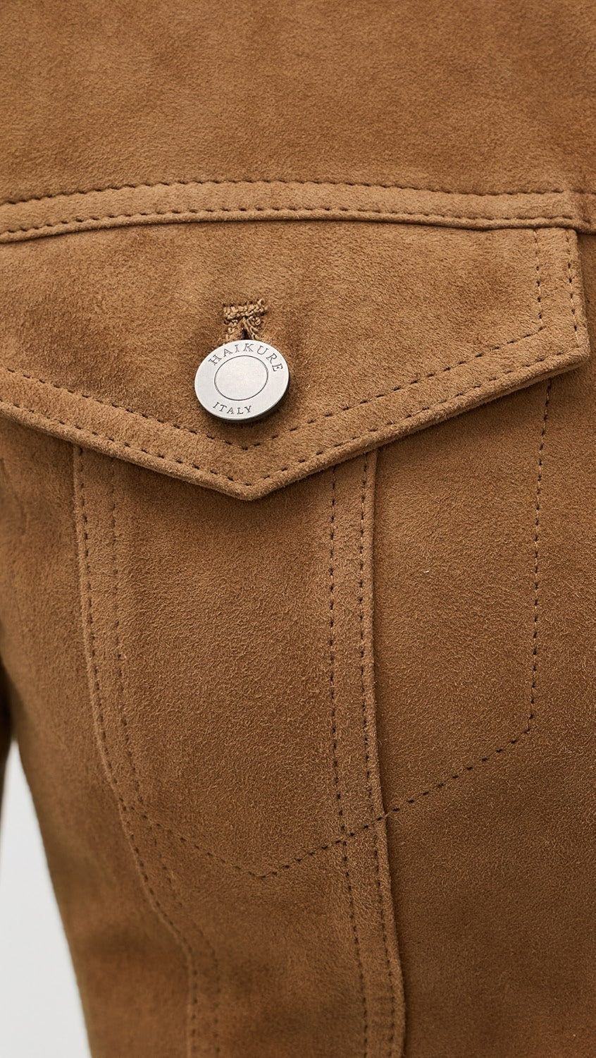 HAIKURE temple suede jacket