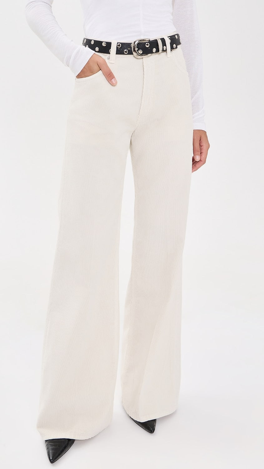HAIKURE CLARA velvet pier trousers