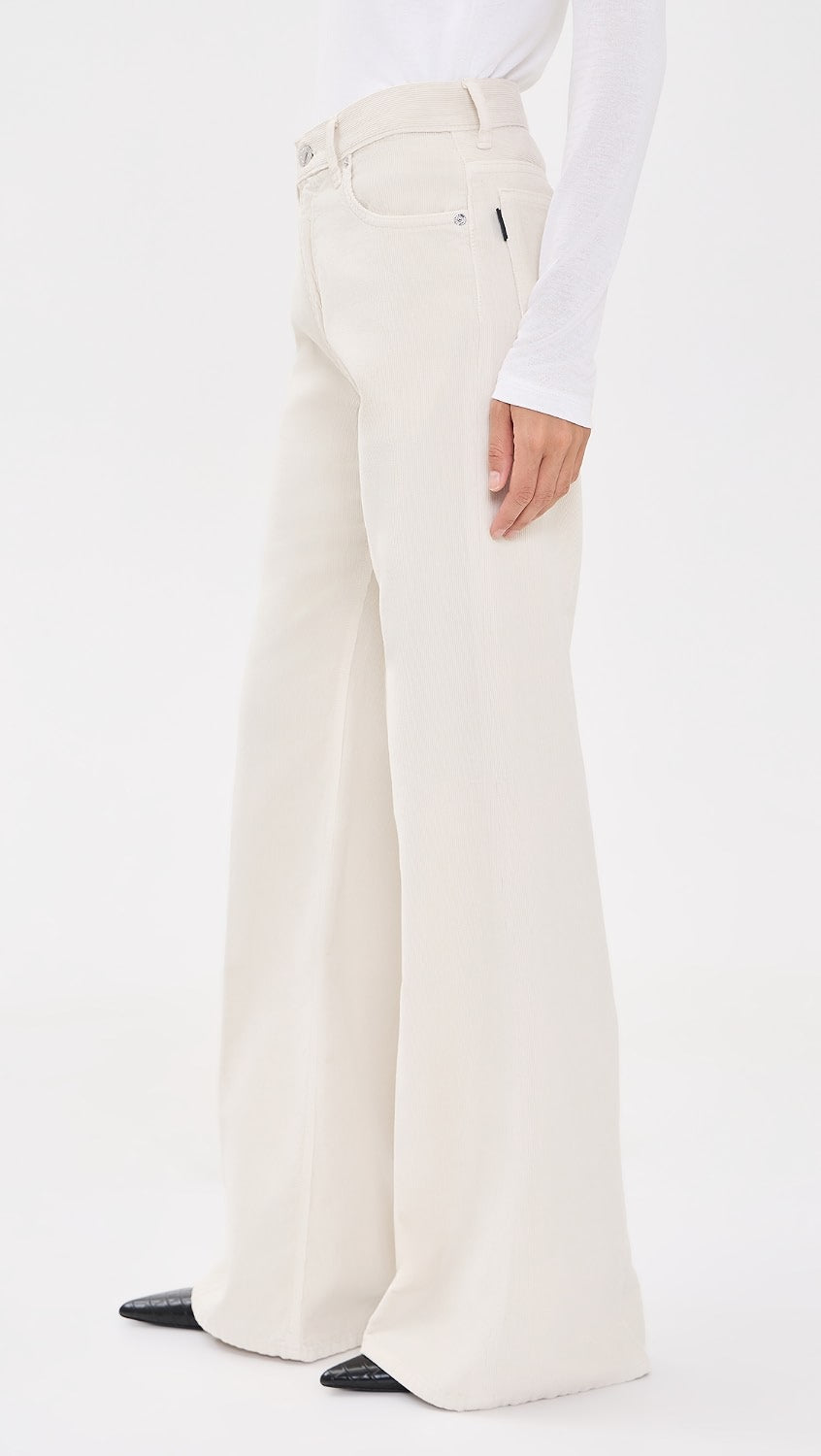 HAIKURE CLARA velvet pier trousers