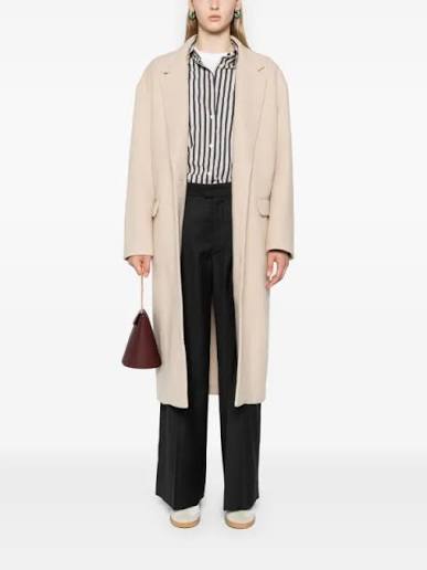 ISABEL MARANT EFEZIA coat beige