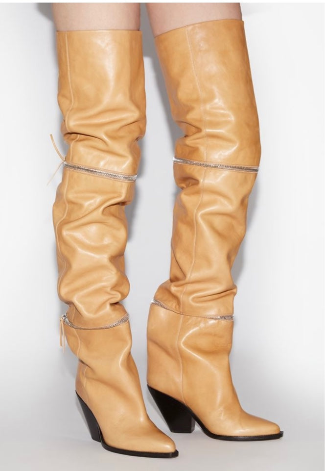 ISABEL MARANT LELODIE HIGH BOOTS