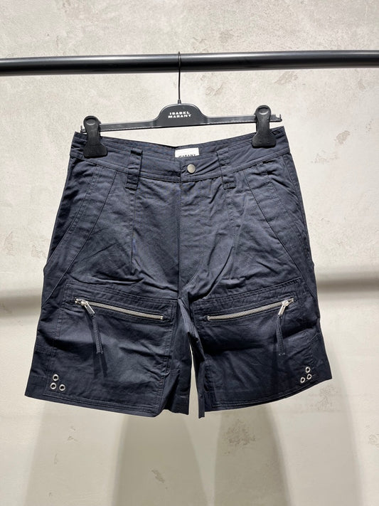 ISABEL MARANT KYNAN SHORTS NAVY BLUE