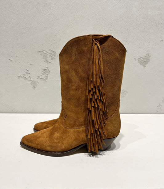 ISABEL MARANT DUERTO BOOTS COGNAC