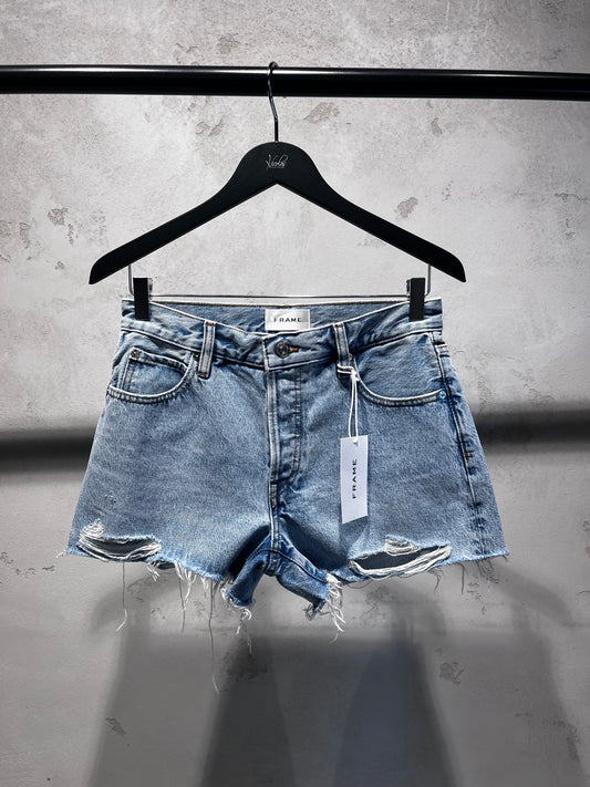 FRAME denim shorts light blue