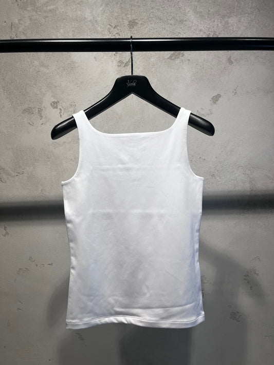 REMAIN jersey tank top white