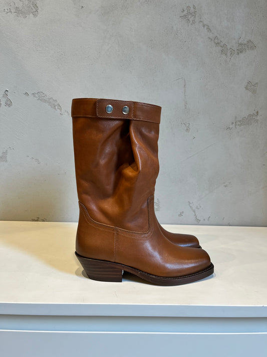 ISABEL MARANT ADEME boots havana